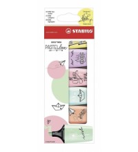 STABILO BOSS ORIGINAL MINI PASTEL HIGHLIGHTER 6 PACK