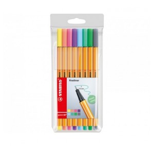 STABILO ORIGINAL POINT 88 FINELINER PENS 8 PACK