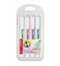 STABILO SWING PASTEL POCKET HIGLIGHTER 4 PACK