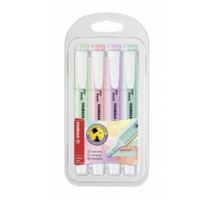 STABILO SWING PASTEL POCKET HIGLIGHTER 4 PACK