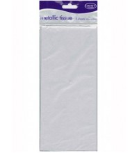 Silver Metallic Tissue Paper