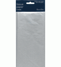 Silver Tissue Paper 3 sheets