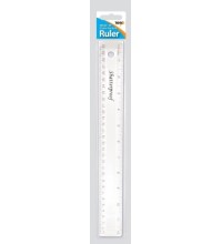 TIGER 12" SHATTERPROOF RULER CLEAR HANG PACK
