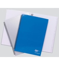 TIGER A4 TWIN WIRE INDEXED BOOK 72 SHEETS