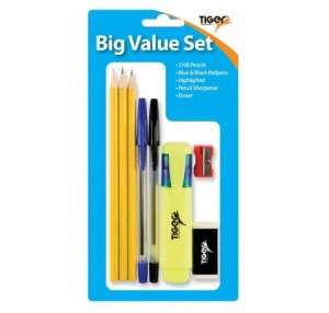 TIGER BIG VALUE STATIONERY SET