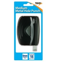 TIGER DELUXE MEDIUM METAL 2 HOLE PUNCH