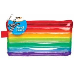 TIGER SMALL RAINBOW PENCIL CASE
