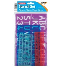 TIGER STENCIL SET 4 PACK