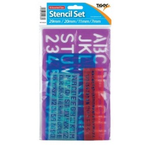 TIGER STENCIL SET 4 PACK