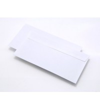 White Self-Seal DL envelopes 50pk